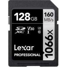 Карта памяти Lexar 128GB SDXC class 10 UHS-II V30 U3 1066x (LSD1066128G-BNNNG)