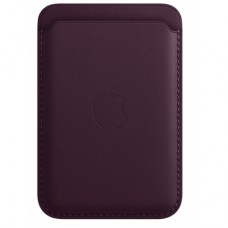 Чехол для моб. телефона Apple iPhone Leather Wallet with MagSafe - Dark Cherry, Model A268 (MM0T3ZE/A)