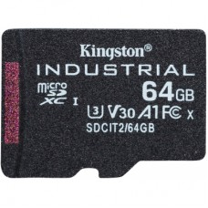 Карта памяти Kingston 64GB microSDXC class 10 UHS-I V30 A1 (SDCIT2/64GBSP)