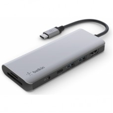 Концентратор Belkin USB-C 7-in-1 Multiport Dock (AVC009BTSGY)