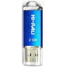USB флеш накопитель Hi-Rali 2GB Rocket Series Blue USB 2.0 (HI-2GBRKTBL)