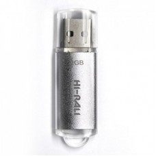 USB флеш накопитель Hi-Rali 2GB Rocket Series Silver USB 2.0 (HI-2GBRKTSL)