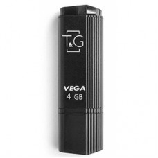 USB флеш накопитель T&G 4GB 121 Vega Series Black USB 2.0 (TG121-4GBBK)