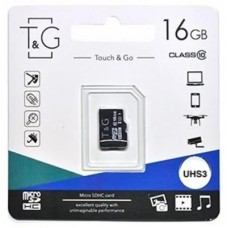 Карта памяти T&G 16GB microSDHC class 10 (TG-16GBSD10U3-00)