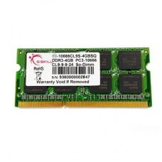 Модуль памяти для ноутбука SoDIMM DDR3 4GB 1333 MHz G.Skill (FA-10666CL9S-4GBSQ)