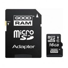 Карта памяти Goodram 16Gb microSDHC class 10 (SDU16GHC10AGRR10 / SDU16GHC10AGRR9)