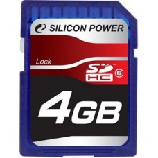 Карта памяти Silicon Power 4Gb SDHC class 6 (SP004GBSDH006V10)