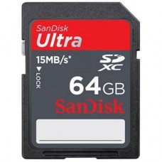 Карта памяти SanDisk 64Gb SDXC Ultra (SDSDH-064G-U46)