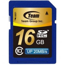 Карта памяти Team 16Gb SDHC class 10 (TSDHC16GCL1001 / TG016G0SD28X)