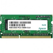 Модуль памяти для ноутбука SoDIMM DDR3 4GB 1333 MHz Apacer (AP4GSTYB1K2)