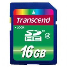 Карта памяти Transcend 16Gb SDHC class 4 (TS16GSDHC4)