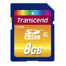 Карта памяти Transcend 8Gb SDHC class 10 (TS8GSDHC10)