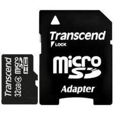 Карта памяти Transcend 32Gb microSDHC class 4 (TS32GUSDHC4)