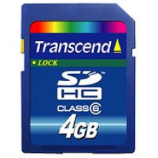 Карта памяти Transcend 4Gb SDHC class 6 (TS4GSDHC6)