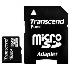 Карта памяти Transcend 16Gb microSDHC class 4 (TS16GUSDHC4)