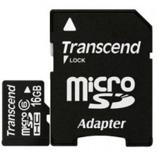 Карта памяти Transcend 16Gb microSDHC class 6 (TS16GUSDHC6)