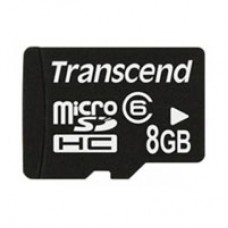 Карта памяти Transcend 8Gb microSDHC class 6 (TS8GUSDC6)