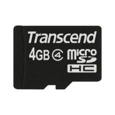 Карта памяти Transcend 4Gb microSDHC class 4 (TS4GUSDC4)