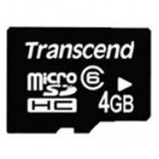 Карта памяти Transcend 4Gb microSDHC class 6 (TS4GUSDC6)