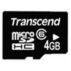Карта памяти Transcend 4Gb microSDHC class 6 (TS4GUSDHC6)