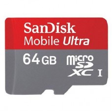 Карта памяти SanDisk 64Gb miсroSDXC Ultra class 6 (SDSDQY-064G-U46A)