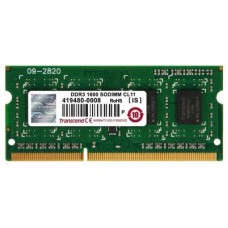 Модуль памяти для ноутбука SoDIMM DDR3 2GB 1600 MHz Transcend (TS256MSK64V6N)