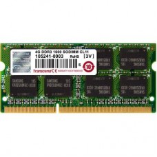 Модуль памяти для ноутбука SoDIMM DDR3 4GB 1600 MHz Transcend (TS512MSK64V6H)