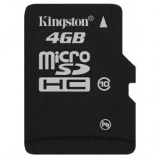 Карта памяти Kingston 4GB UHS-I Class10 w/o adapter (SDC10/4GBSP)