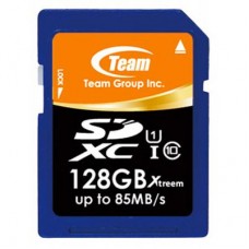 Карта памяти Team 128Gb SDXC UHS-I class 10 (TSDXC128GU8501)