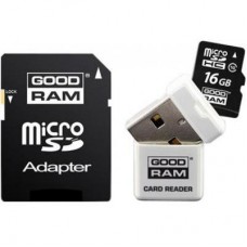 Карта памяти Goodram 16Gb microSDHC class 10 (USDR416GBC10R9)