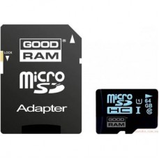 Карта памяти Goodram 64Gb microSDXC class 10 (SDU64GXCUHS1AGRR10)