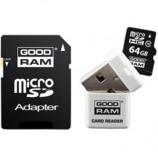 Карта памяти Goodram 64Gb microSDXC class 10 (USDR464GBC10R9)