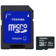 Карта памяти Toshiba 32Gb microSDHC class 10 (SD-C032UHS1(BL5A)
