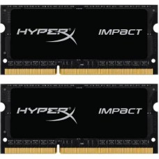 Модуль памяти для ноутбука SoDIMM DDR3L 8GB (2x4GB) 1600 MHz HyperX Impact Kingston Fury (ex.HyperX) (HX316LS9IBK2/8)