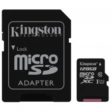 Карта памяти Kingston 128GB microSDXC class 10 (SDCX10/128GB)