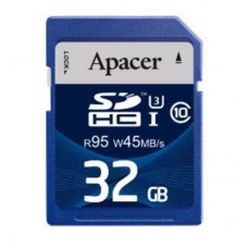 Карта памяти Apacer 32GB SDHC UHS-I 95/45 Class10 (AP32GSDHC10U3-R)