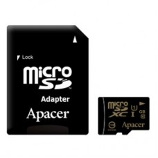 Карта памяти Apacer 8GB microSDHC UHS-I Class10 w/ 1 Adapter RP (AP8GMCSH10U1-R)