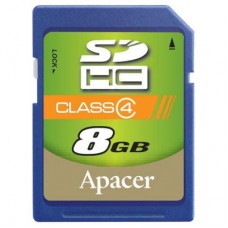 Карта памяти Apacer 8Gb SDHC class 4 (AP8GSDHC4-R)