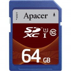 Карта памяти Apacer 64GB SDHC UHS-I Class10 RP (AP64GSDXC10U1-R)