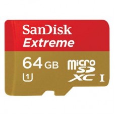 Карта памяти SanDisk 64GB microSDXC Class 10 UHS-I U3 (SDSDQXP-064G-G46A)