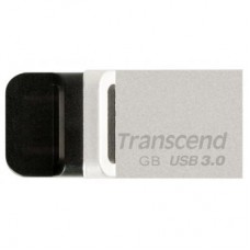 USB флеш накопитель Transcend 64GB JetFlash OTG 880 Metal Silver USB 3.0 (TS64GJF880S)