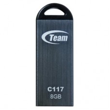 USB флеш накопитель Team 8GB C117 Grey USB 2.0 (TC1178GC01)