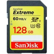 Карта памяти SanDisk 128GB SDXC Extreme Class 10 UHS-I U3 (SDSDXN-128G-G46)