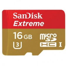 Карта памяти SanDisk 16GB microSDHC Extreme UHS-I U3 (SDSDQXN-016G-G46A)