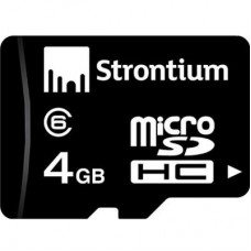 Карта памяти Strontium Flash Miсro-SDHC memory card 4Gb Class 6 (SR4GTFC6R)