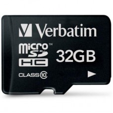 Карта памяти Verbatim 32GB microSDHC class 10 (44013)