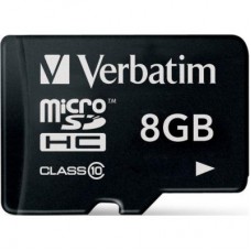 Карта памяти Verbatim 8GB microSDHC class 10 (44012)