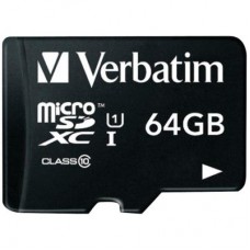 Карта памяти Verbatim 64GB microSDXC class 10 (44014)
