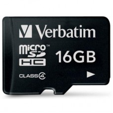 Карта памяти Verbatim 16GB microSDHC class 4 (44007)