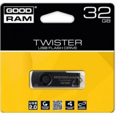 USB флеш накопитель Goodram 32Gb Twister Black USB 2.0 (PD32GH2GRTSKKR9)